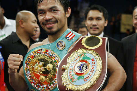  Pacquaio Kembali Rebut Gelar Juara Dunia Kelas Welter WBO