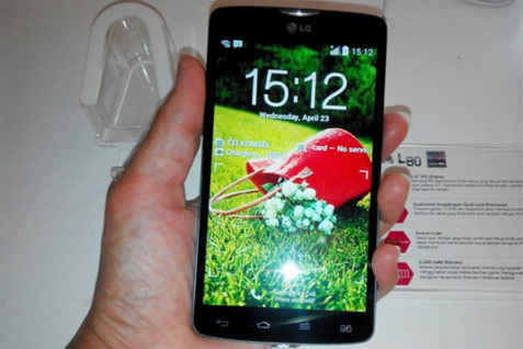  LG Optimus L80 dengan Android Kitkat 4.4 Masuk Indonesia, Harga Rp2,5 Juta