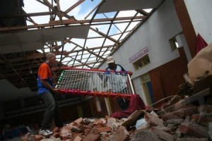  Angin Puting Beliung Rusak Ratusan Rumah di Sukabumi