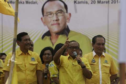  Aburizal Bakrie Bahas 7 Poin Dalam Pertemuan Ormas dan Sayap Golkar