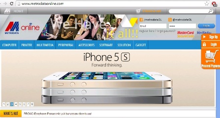  ONLINE SHOPPING: Metrodata Garap e-Commerce