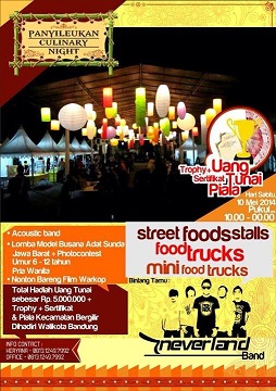  Ribuan Warga \'Serbu\' Panyileukan Culinary Night