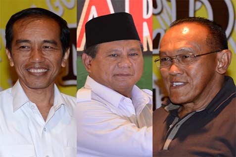  PILPRES 2014: Elektabilitas Jokowi-Prabowo Beda Tipis ke 10%-15%