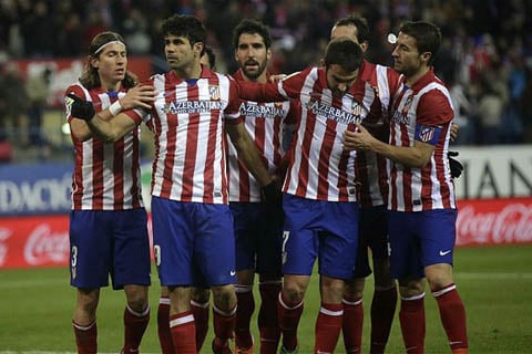  LIGA SPANYOL: Atletico Madrid Vs Malaga Berakhir Imbang 1-1