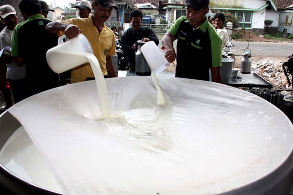  Produksi Susu Cenderung Turun