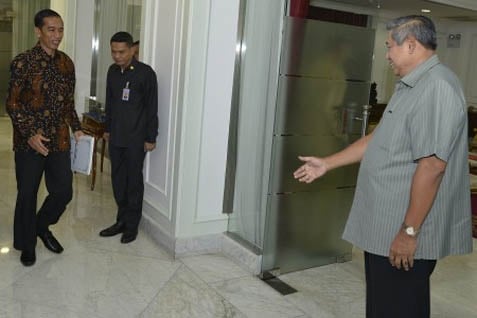  Jokowi & SBY \'Ribut\' Soal Hasil Quick Count di Istana