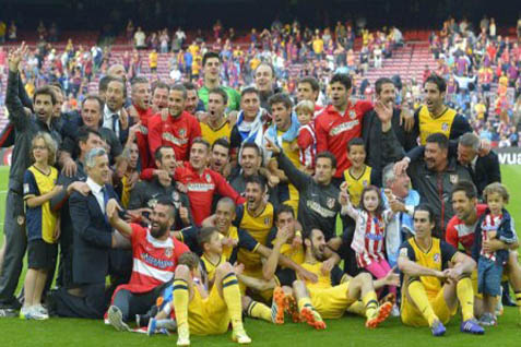  LIGA SPANYOL: Skor Akhir  Barcelona vs Atletico Madrid 1-1, Atletico  Juara