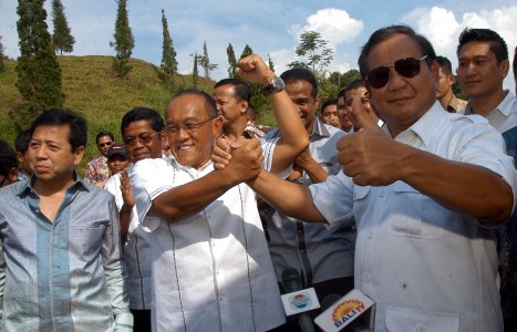  PDIP-Golkar Tak Sepakat, Ical Merapat ke Gerindra?