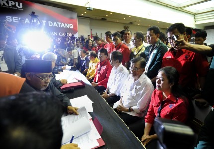  Jokowi-JK Mendaftar Pilpres ke KPU