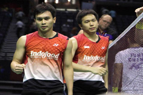  KUALIFIKASI PIALA THOMAS &amp; UBER: Ahsan/Hendra Bawa RI Unggul 2-0 Atas Singapura