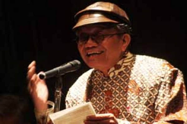  Taufik Ismail Baca 2 Puisi di Pembukaan Jakarta Book Fair