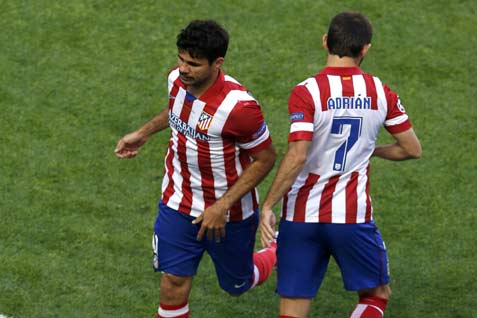  PIALA DUNIA 2014: Cedera Otot, Penyerang Spanyol Diego Costa Berisiko Jadi Penonton