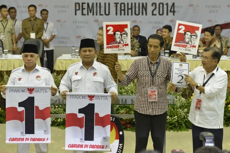  Prabowo-Hatta Nomor 1, Jokowi-JK Nomor 2