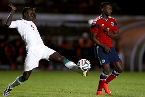  PIALA DUNIA 2014: Laga Persahabatan, Kolombia Sia-siakan 2 Gol Lawan Senegal