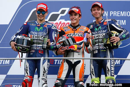  KLASEMEN MOTOGP 2014: Rossi Peringkat 2, Tertinggal 53 Poin dari Marquez di Puncak