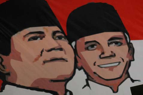  PRABOWO vs JOKOWI: Capres Prabowo Ikut Manaqiban di Pesantren Jember
