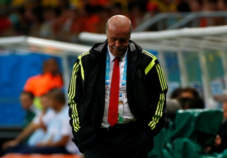  PIALA DUNIA 2014: Ditekuk Belanda 1-5, Ini Pengakuan Pelatih Spanyol Del Bosque