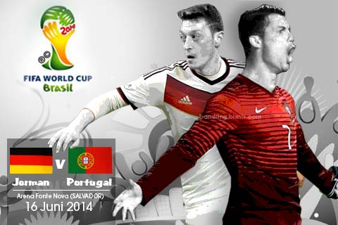  PIALA DUNIA 2014: Jelang Jerman Vs Portugal, Siapa Diunggulkan?