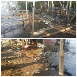  Penuh Sampah, Kondisi Pantai Kejawanan Kota Cirebon Memprihatinkan