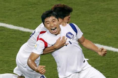  PIALA DUNIA 2014: Korsel Imbangi Rusia  1-1