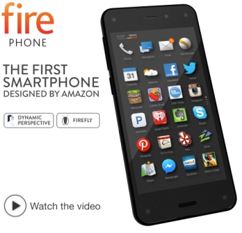 Iklan Fire Phone di situs Amazon/amazon.com