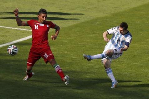  PIALA DUNIA 2014:  Argentina Ke 16 Besar, Pukul Iran 1-0