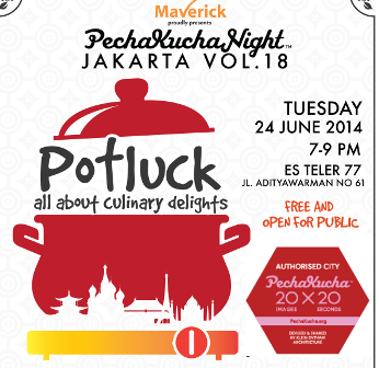  Pecha Kucha Night Jakarta Volume ke-18 Angkat Potensi Kuliner Indonesia