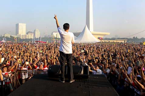  PILPRES 2014: Bawaslu Kaji Dugaan Pelanggaran Kampanye Jokowi di Monas