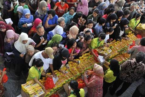  PASAR MURAH: Bulog Sumsel Gelar Pasar Murah Selama 35 Hari