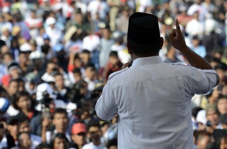  Timses Prabowo-Hatta Gelar Lomba Catur Tuna Netra