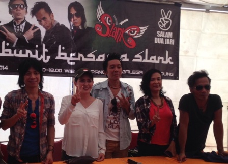  Slank Meriahkan Kampanye Jokowi-JK di Bandung