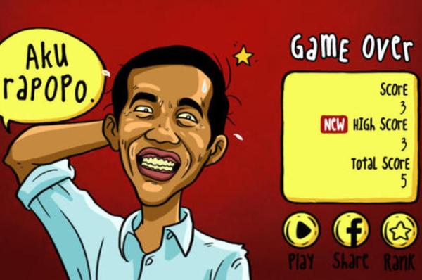  Prabowo vs Jokowi, Game Jokowi di Google Play Lebih Banyak Ketimbang Prabowo