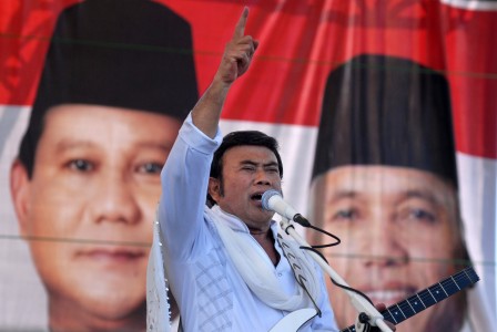  Ribuan Massa Serbu Kampanye Prabowo-Hatta di Cimahi