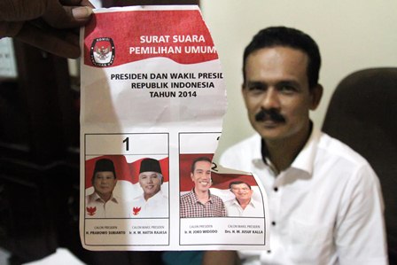  JOKOWI VS PRABOWO: Surat Suara Rusak Untuk Pilpres 2014 di Jateng 11.385