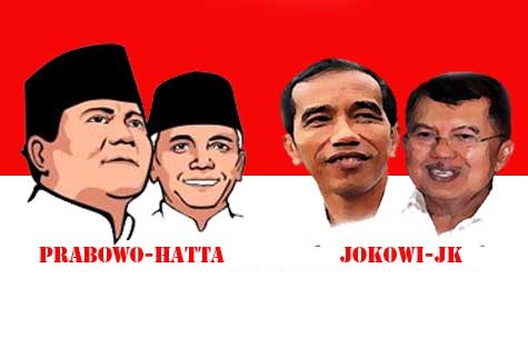  MASA TENANG: Jokowi-JK dan Prabowo-Hatta Berkomitmen Jaga Kedamaian