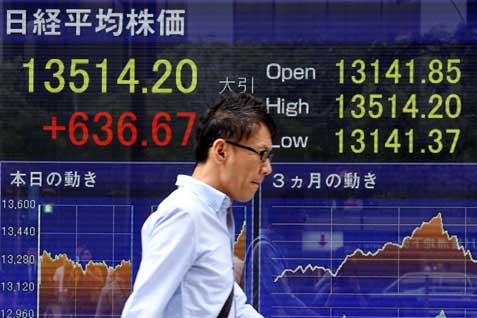  Bursa Jepang menguat tipis pagi ini