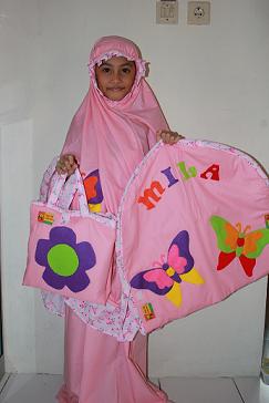  Indah Sukses Produksi 1.000 Mukena Karakter untuk Anak