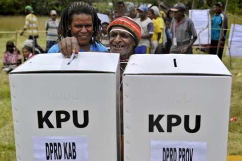  Pilpres Besok, Distribusi Logistik di 2 Kabupaten Papua Terlambat