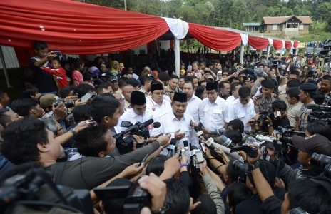  Prabowo Klaim Menang Pilpres Versi Quick Count