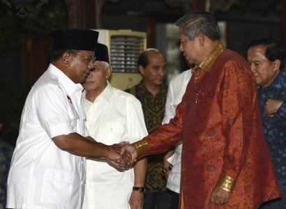  Usai Bertemu SBY, Prabowo Klaim Dapat Mandat Sebagai Pemenang Pilpres