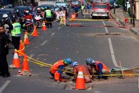  PIPA GAS BOCOR, PT Telkom Bantah Jadi Penyebab