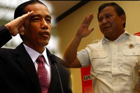 Capres Prabowo dan Jokowi /Antara