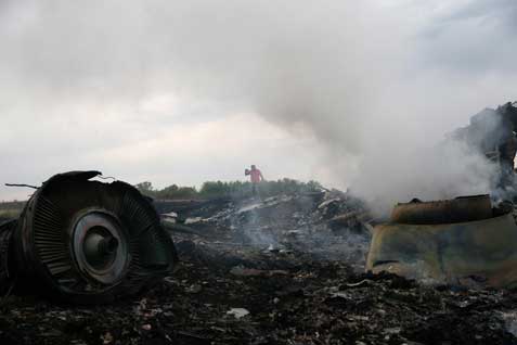  MH17 DITEMBAK: Tim Investigasi PBB Tak Bisa Masuki TKP