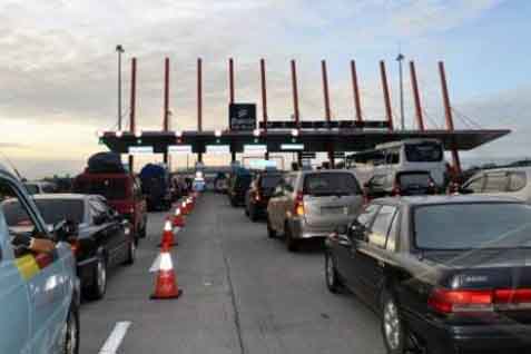  REPORTASE MUDIK LEBARAN 2014: Tol Palimanan-Kanci Cirebon H-4 Ramai Lancar