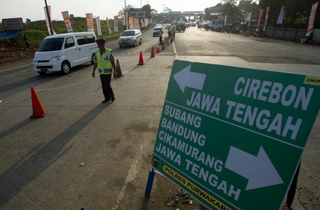  Antisipasi Puncak Kemacetan, Polda Jabar Siapkan Pagar Betis