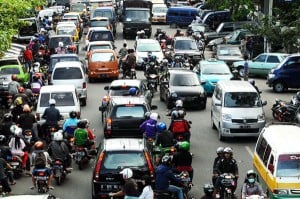  Hari H Lebaran Antrean Kendaraan Menghiasi Jalan Raya Padalarang