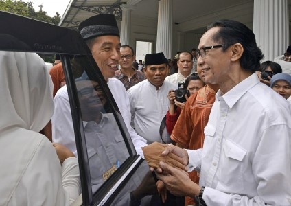  Ikut Open House di Istana, Jokowi-JK Ngaku Tak Dapat Pesan Khusus Dari SBY