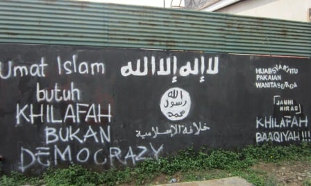  Grafiti ISIS Bermunculan di Karanganyar Jateng