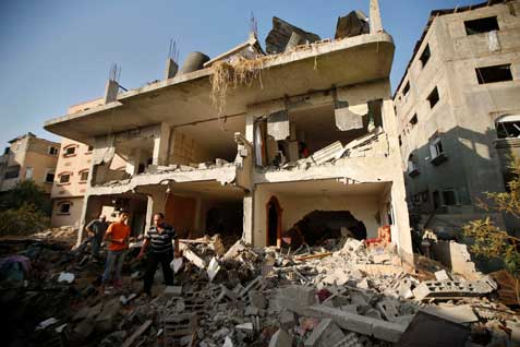  SEKOLAH DI GAZA DIBOM: Presiden Prancis Nyatakan \"Tak Bisa Diterima\"