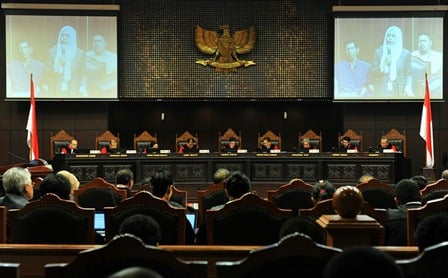  SIDANG GUGATAN PILPRES: Saksi Asal Papua Ini Bikin Suasana Riuh